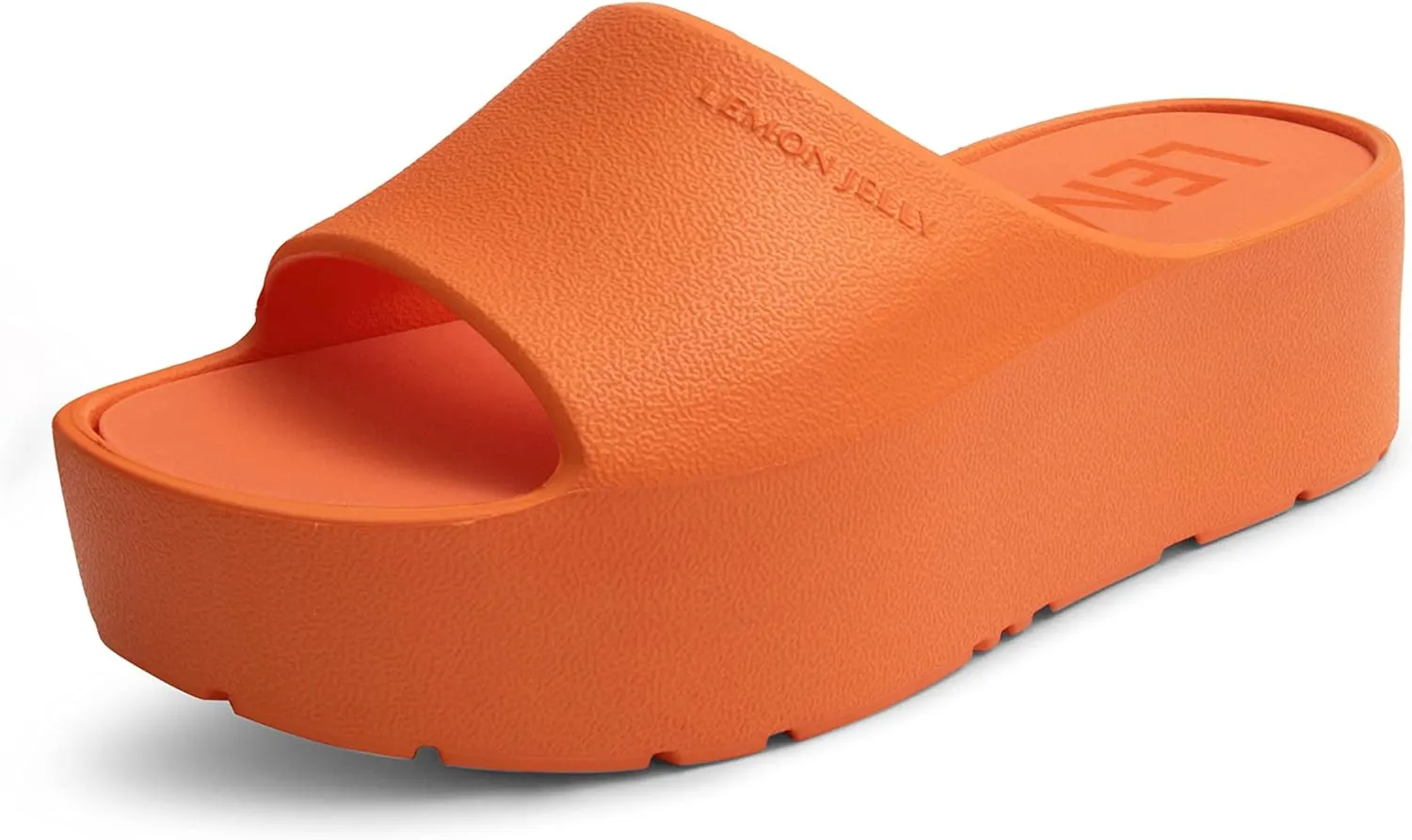 Lemon Jelly Women's Sunny Platform Sandals - Cute Water-Friendly Comfort Wedges for the Beach or Casual Wear - Super Lightweight Slip-On Flip Flops for Ladies
