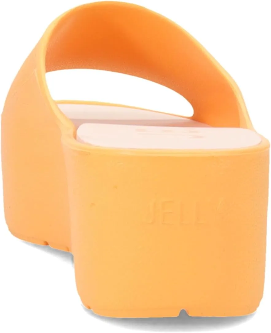 Lemon Jelly Women's Sunny Platform Sandals - Cute Water-Friendly Comfort Wedges for the Beach or Casual Wear - Super Lightweight Slip-On Flip Flops for Ladies
