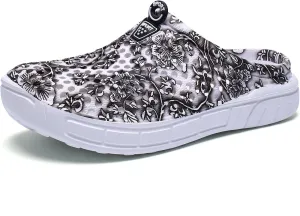 LIBINXIF Women Garden Clog Shoes Mesh Summer Breathable Slippers Beach Sandals Shower Footwear Water Shoes Walking Anti-Slip Shoes