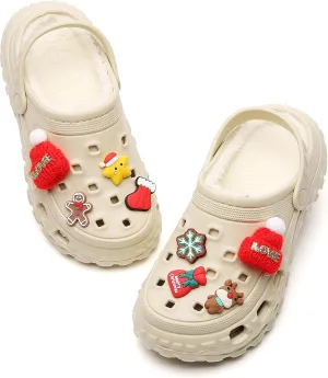 Lined Clogs Garden Shoes Kids Boys Girls Fuzzy Fur Lined Clogs Winter Warm House Home Bedroom Slippers Slip On Mules Indoor Outdoor - Non Slip Sole