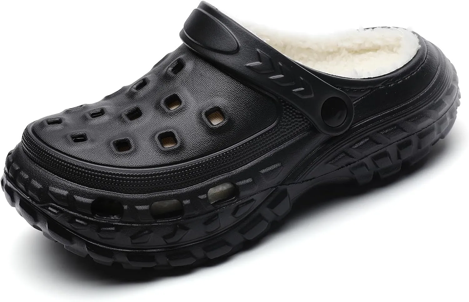 Lined Clogs Garden Shoes Kids Boys Girls Fuzzy Fur Lined Clogs Winter Warm House Home Bedroom Slippers Slip On Mules Indoor Outdoor - Non Slip Sole