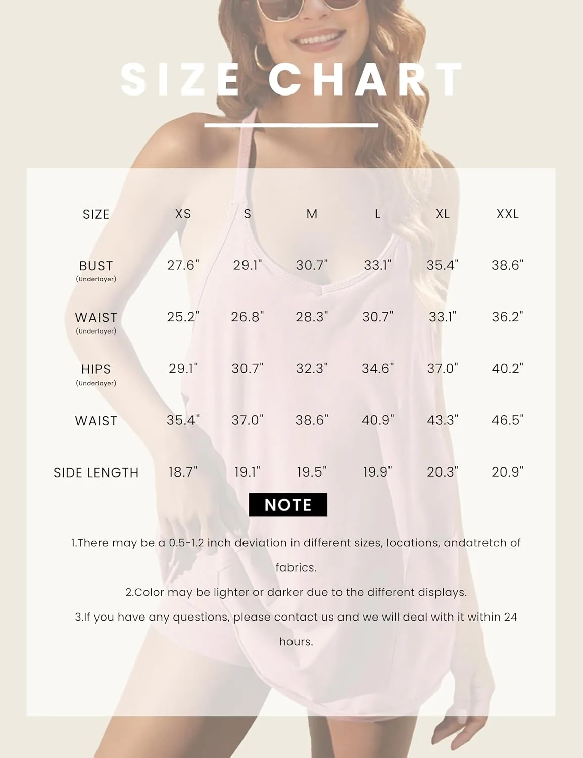 LTSCNRM Women's Tennis Dress Workout Mini Dress Built-in Shorts Sleeveless Spaghetti Straps Golf Athletic Dresses