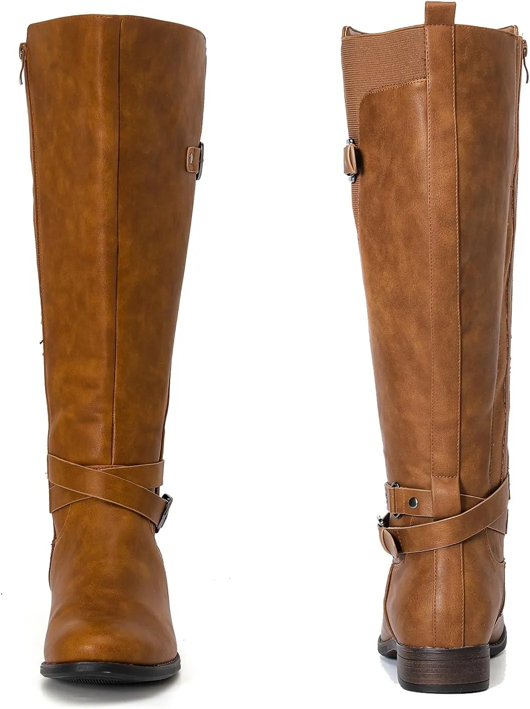 Luoika Women's Extra Wide Calf Knee High Boots, Wide Width Winter Tall Boots.