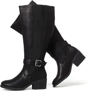 Luoika Women's Extra Wide Calf Knee High Boots, Wide Width Winter Tall Boots.