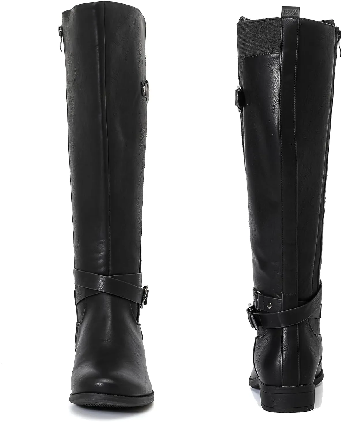 Luoika Women's Extra Wide Calf Knee High Boots, Wide Width Winter Tall Boots.