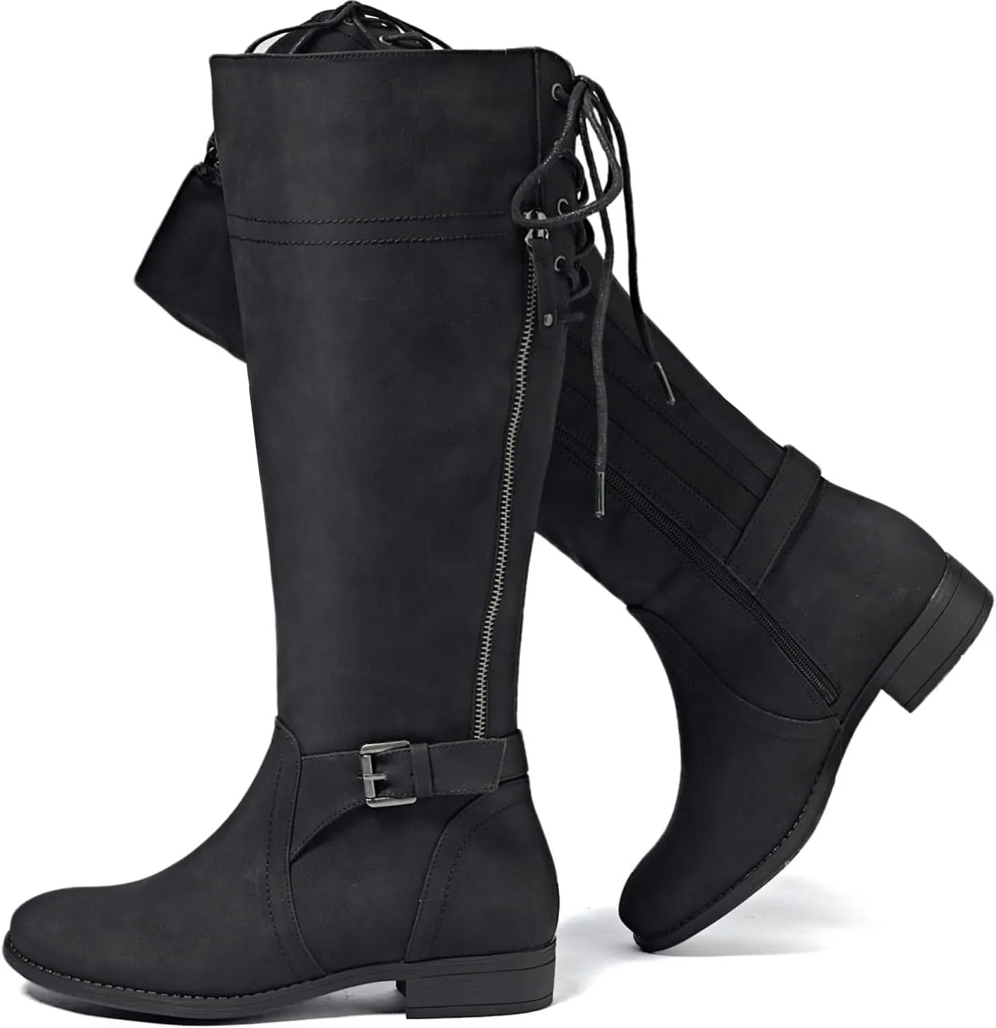 Luoika Women's Extra Wide Calf Knee High Boots, Wide Width Winter Tall Boots.