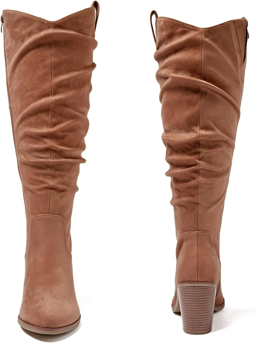 Luoika Women's Extra Wide Calf Knee High Boots, Wide Width Winter Tall Boots.