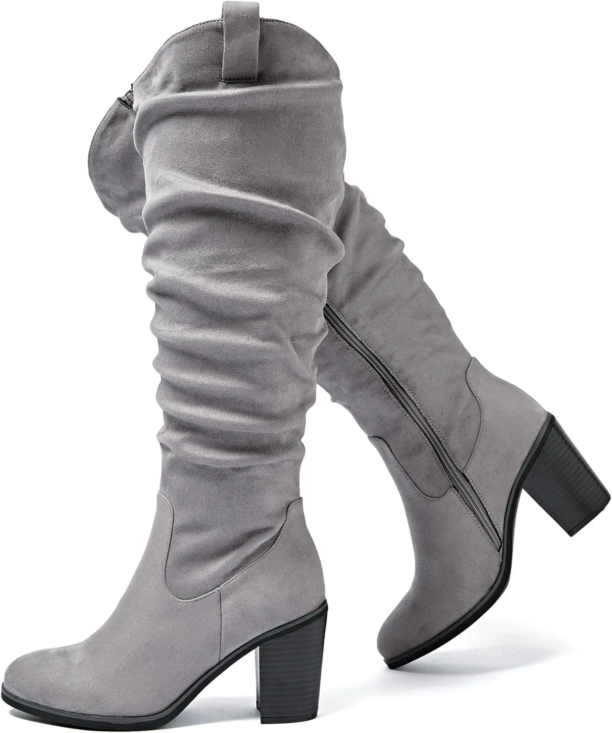 Luoika Women's Extra Wide Calf Knee High Boots, Wide Width Winter Tall Boots.