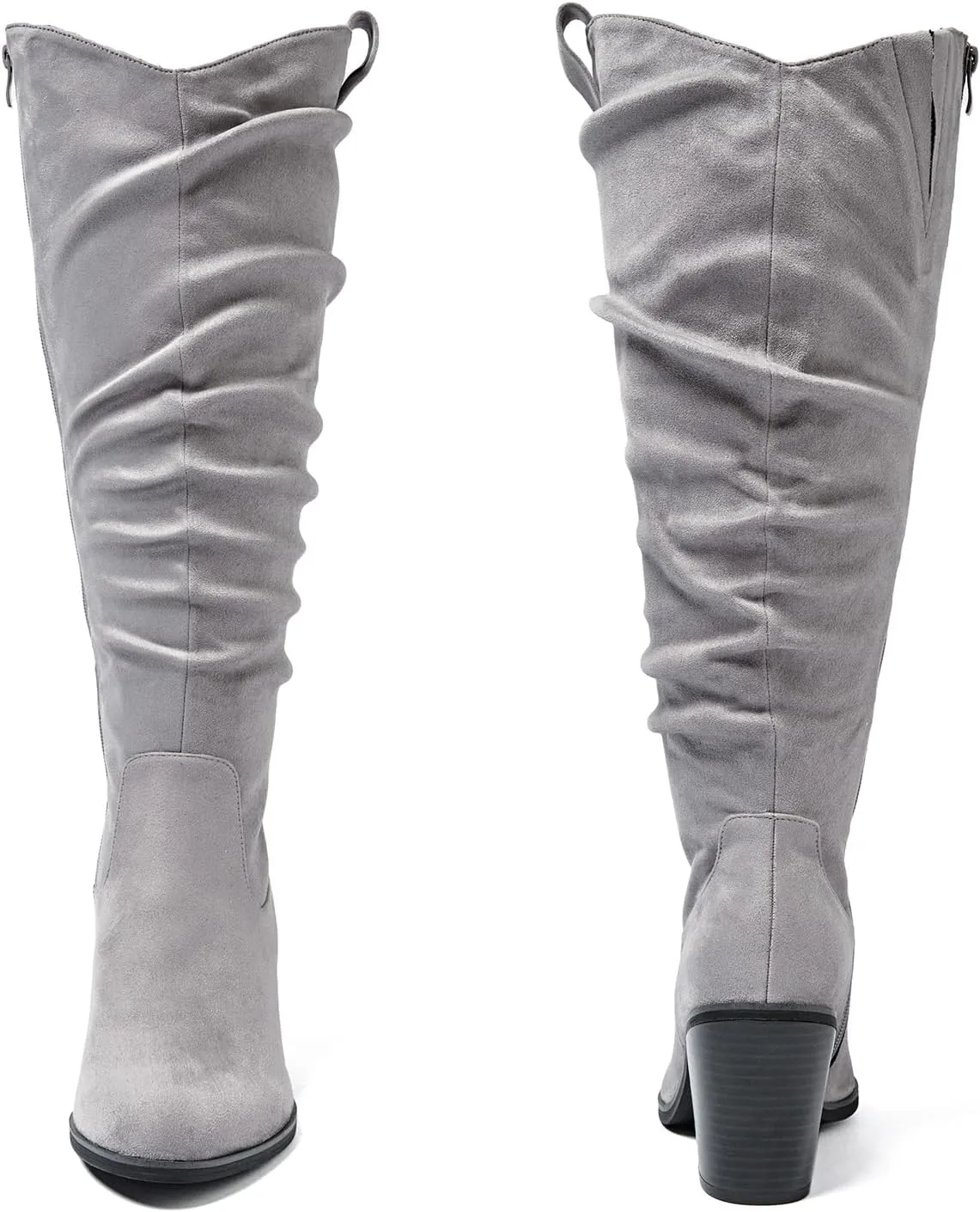 Luoika Women's Extra Wide Calf Knee High Boots, Wide Width Winter Tall Boots.