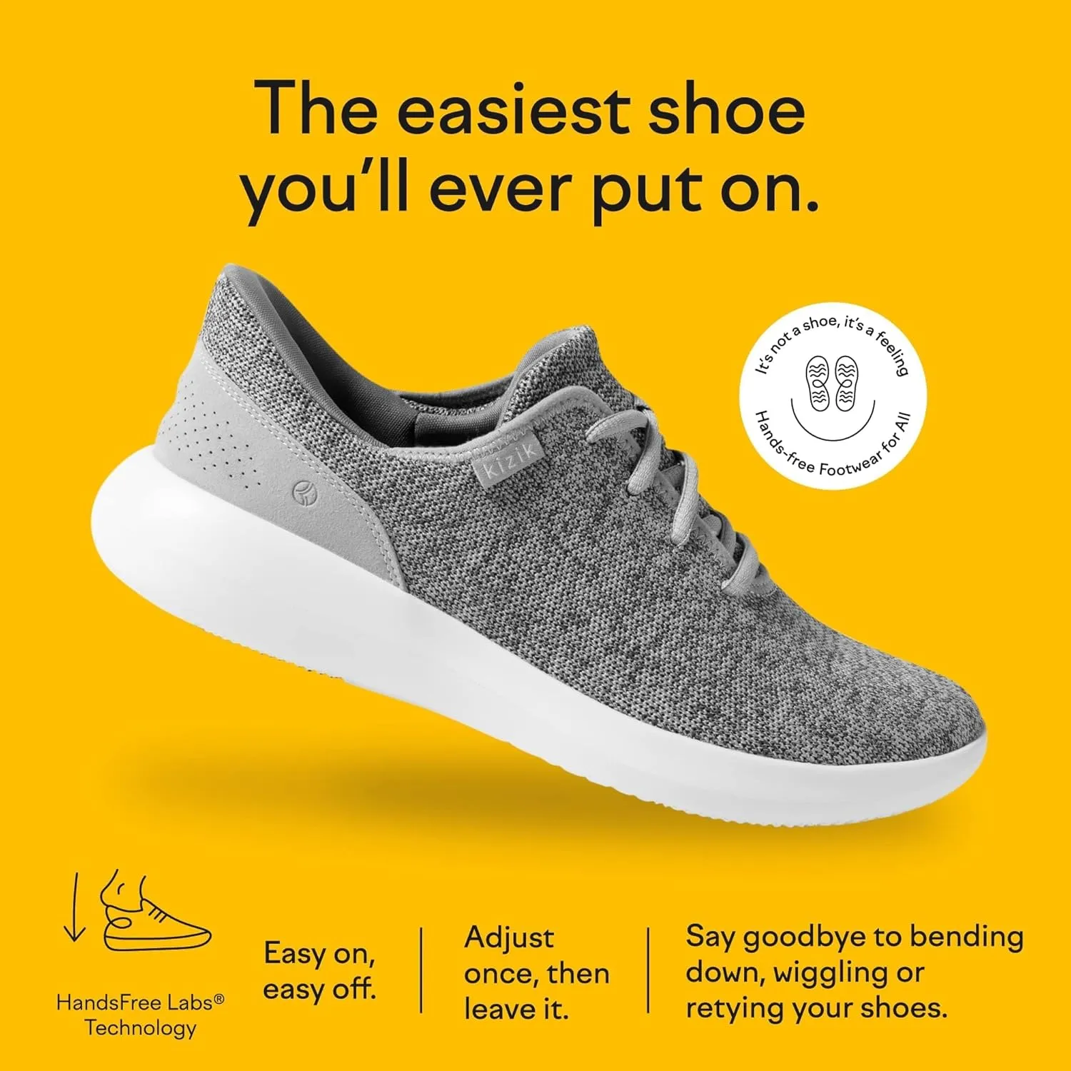 Madrid Comfortable Breathable Eco-Knit Slip On Sneakers, Convenient Hands Free Shoes | Walking Shoes for Men, Women and Elderly | Stylish for Athleisure and Travel - Wide Width