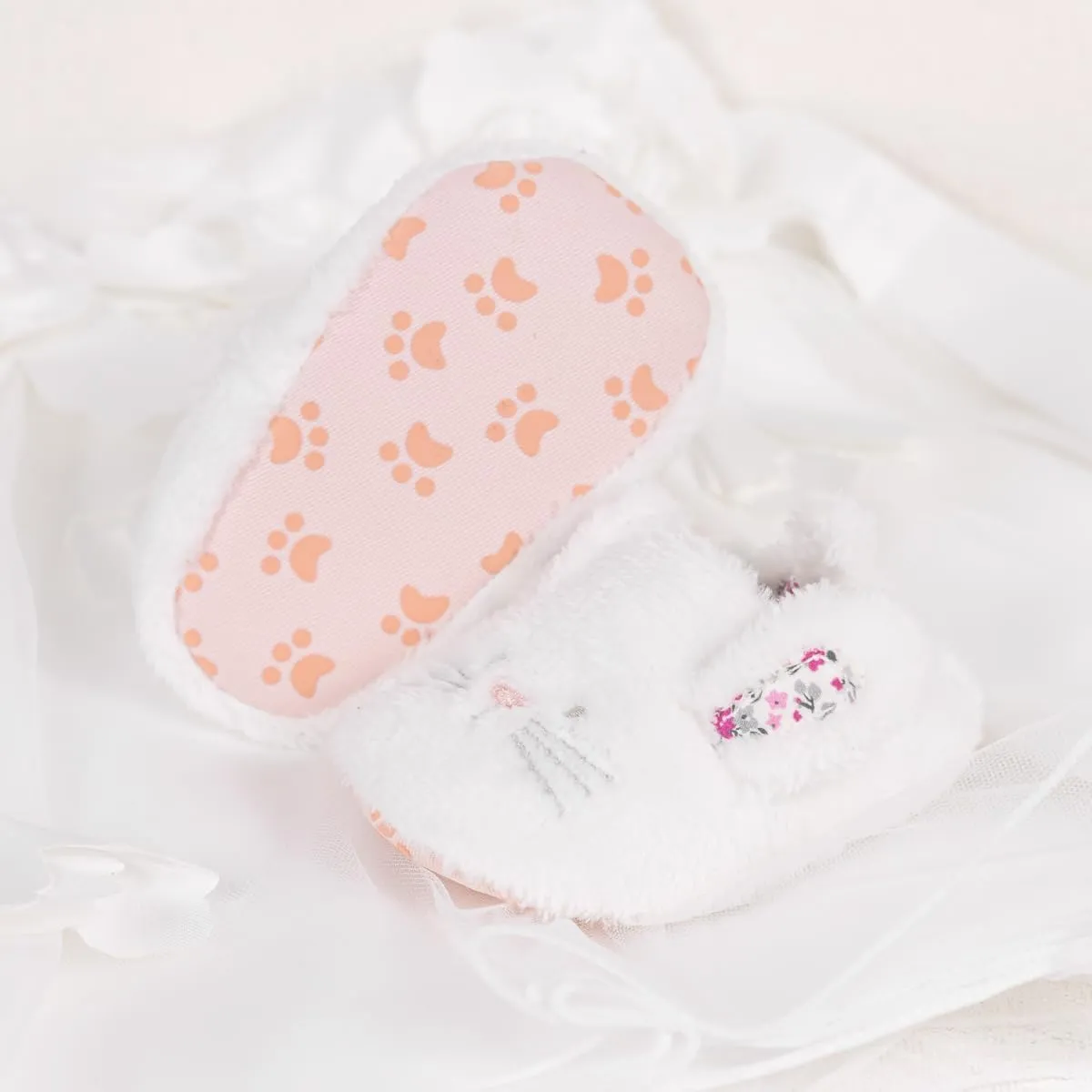 Meckior Save Beautiful Cute Cartoon Infant Unisex Baby Warm Cotton Anti-Slip Soft Sole First Walkers Shoes