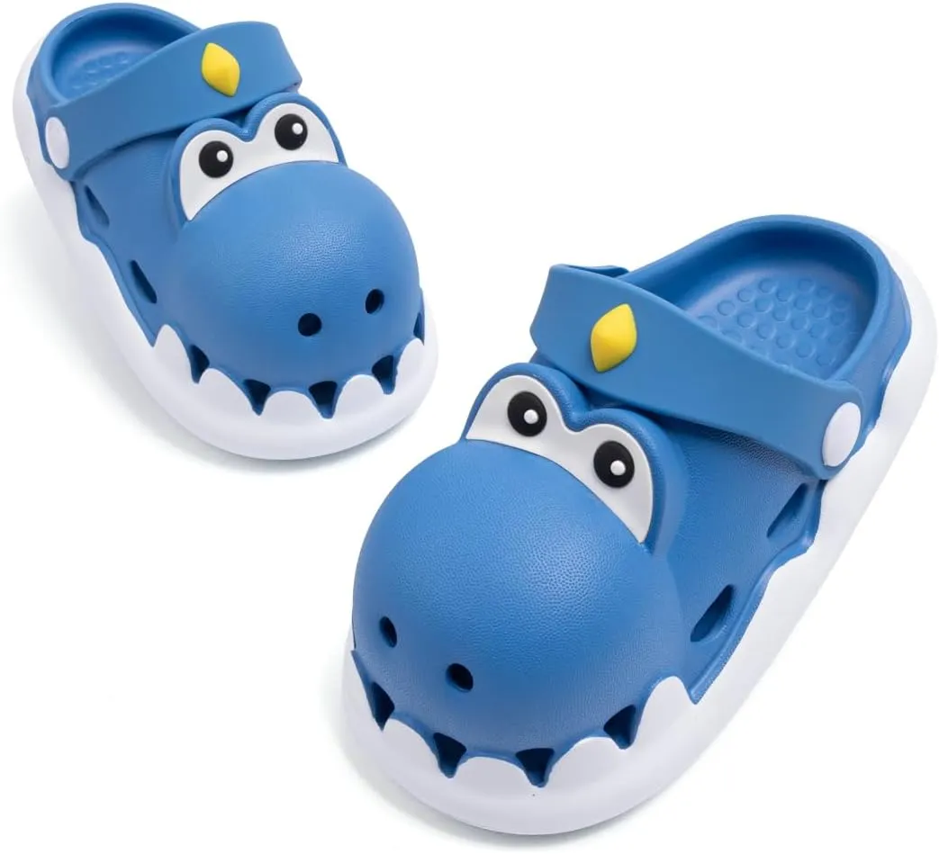 Meckior Toddler Little Girls Boys Clogs Cute Cartoon Garden Water Sandals Lightweight Slip-on Slides Slippers Children Kids Indoor Outdoor Summer Pool Beach Shoes(Toddler/Little Kid)