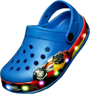 Meidiastra Kids Boys Girls Cartoon Clogs Slippers Toddler Slip On Lightweight Beach Pool Sandals