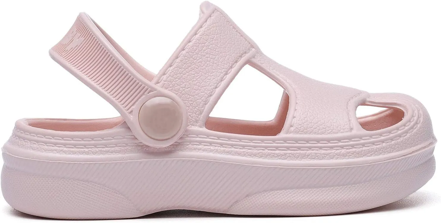 MEMON Baby Boys Girls Clogs Slippers Toddler Slip On Lightweight Sandals Shockproof Girls Summer Pool Beach Shoe