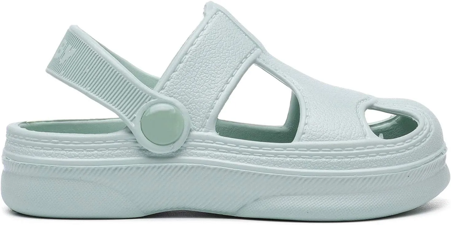 MEMON Baby Boys Girls Clogs Slippers Toddler Slip On Lightweight Sandals Shockproof Girls Summer Pool Beach Shoe