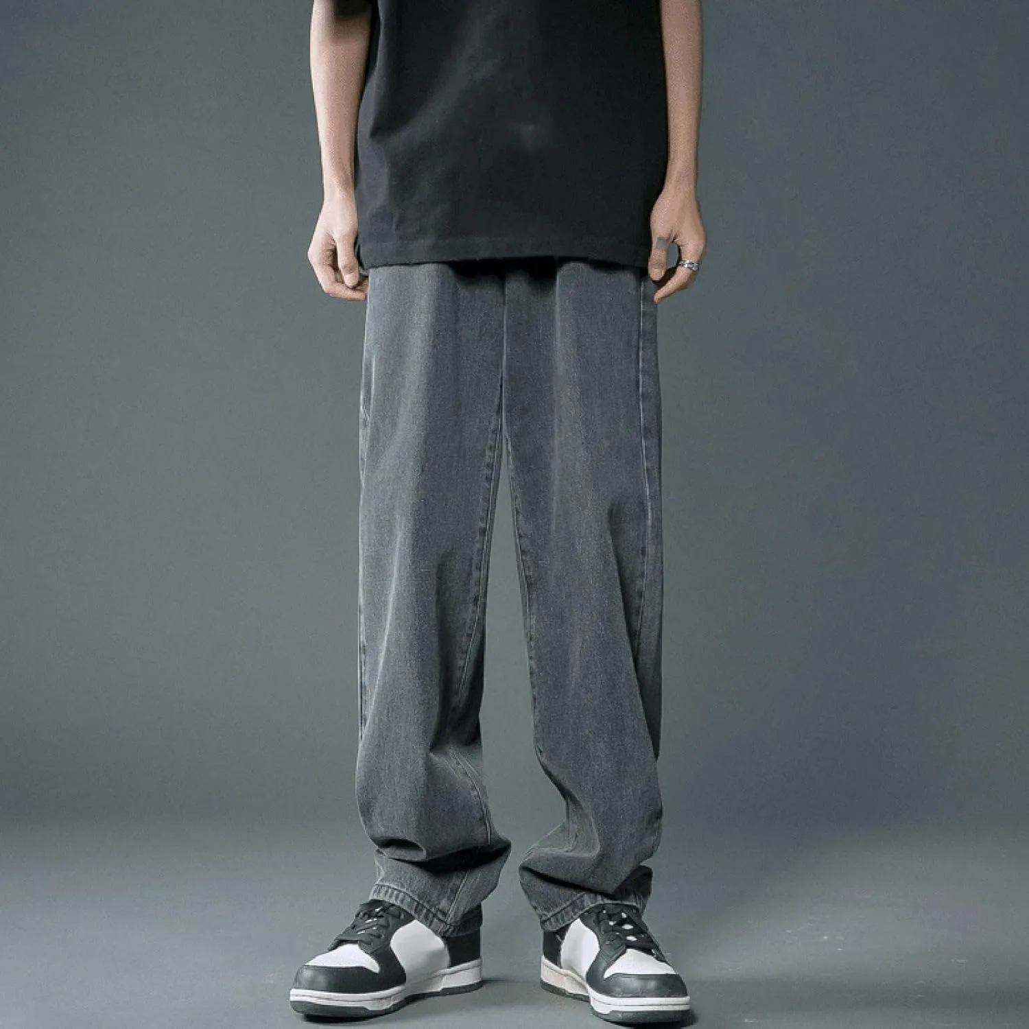 Men Baggy Jeans Y2k Vintage Skater Jeans Oversized Skateboard Denim Pants Wide Leg Jnco Jeans Streetwear