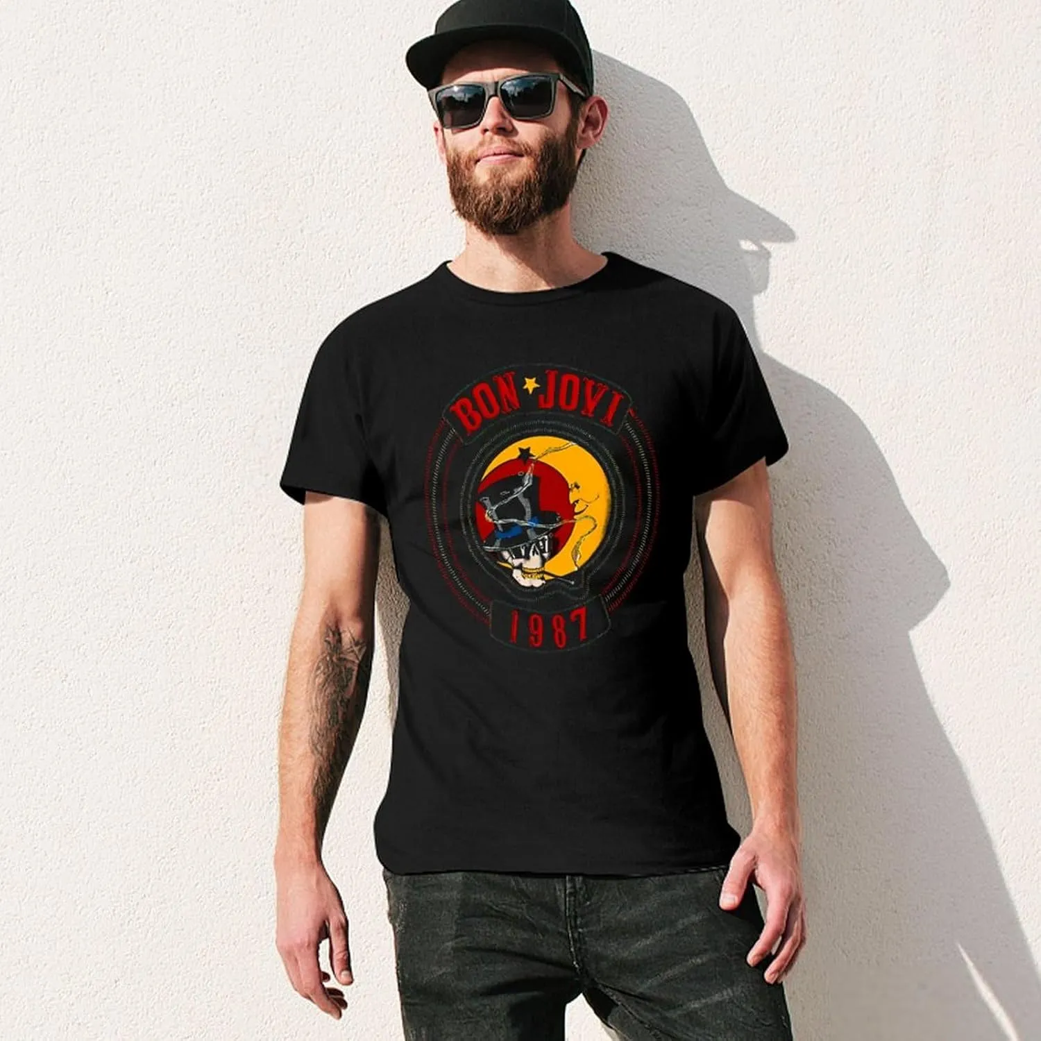 Men Music Fans T-Shirt 80s&90s Short Sleeve Cotton Tshirts Unisex