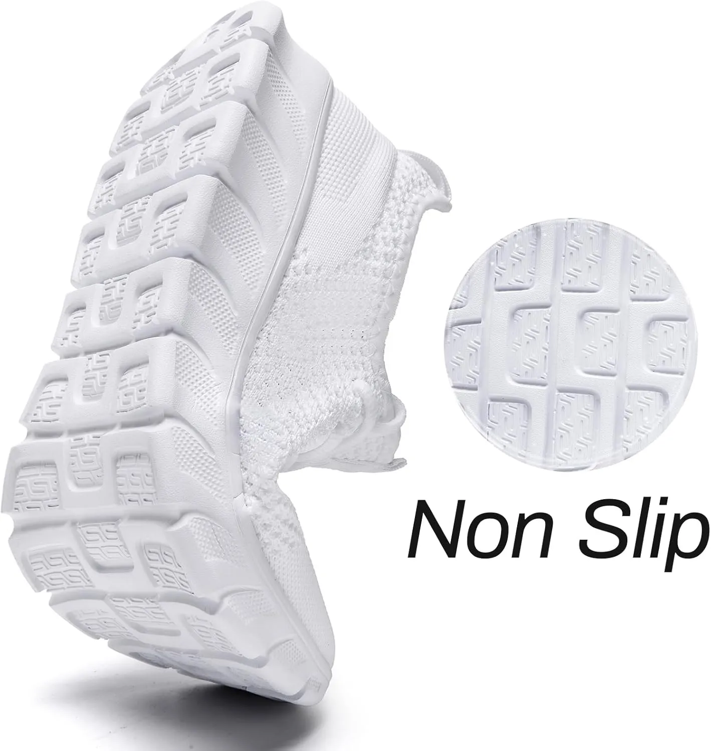 Men Running Tennis Shoes Gym Fashion Sneakers Walking Workout Shoes Athletic Slip on Breathable Mesh Comfortable Lightweight Casual Sport Shoe