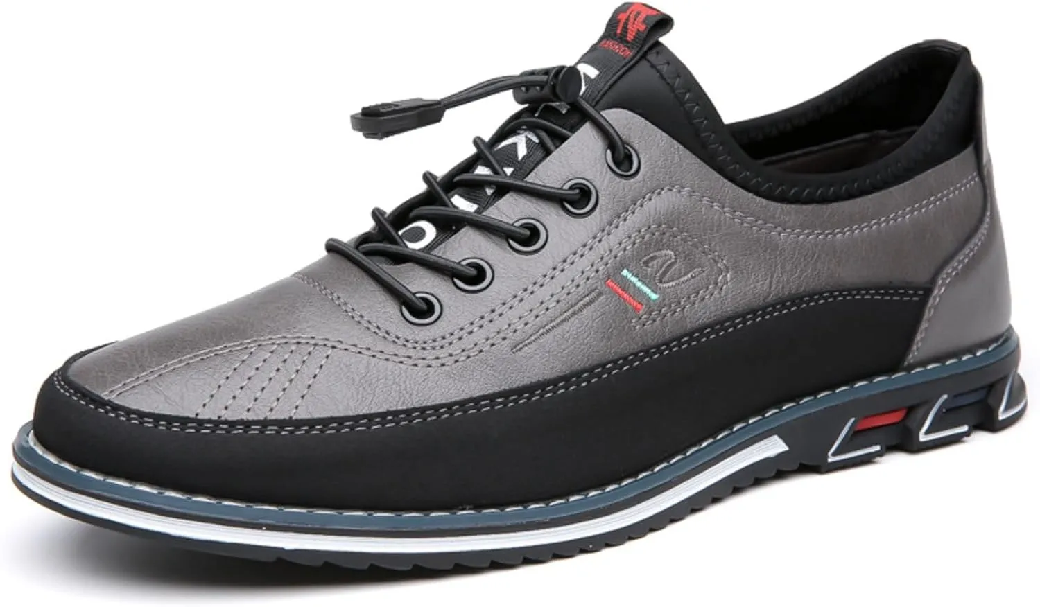 Men's Casual Business Lace-Up Oxford Shoes Slip-On Leather Working Walking Flat Loafers Office Party Dress Shoes