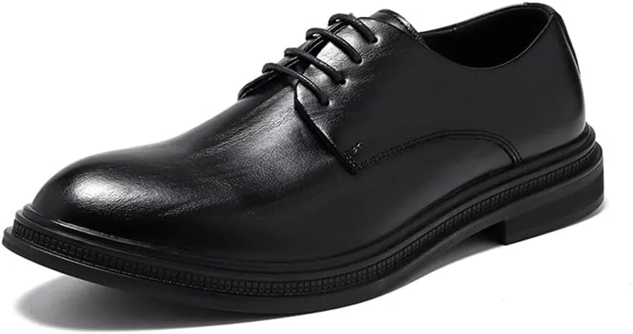 Men's Dress Shoes Black Shoes Men Men Oxford Leather Fashion Dress Sneakers Business Casual New Shoe