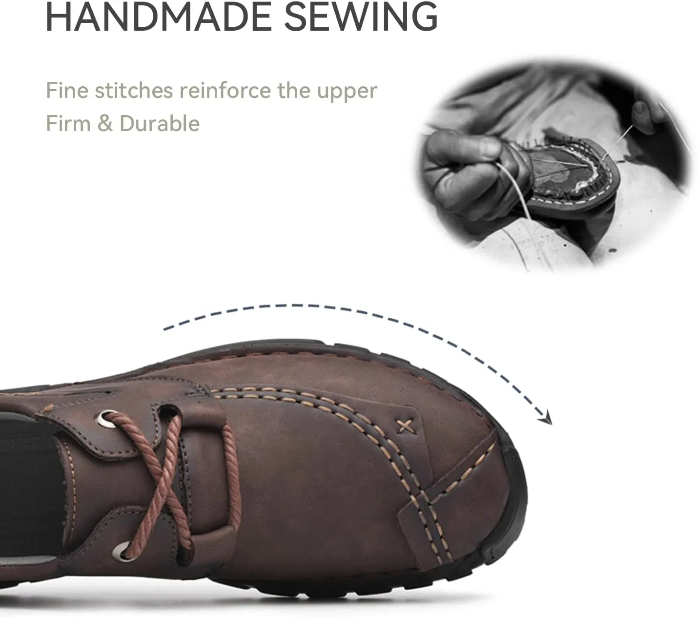 Men's Leather Casual Shoes Fashion Sneakers Driving Loafers Walking Shoes for Men