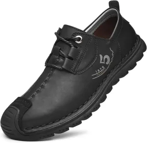 Men's Leather Casual Shoes Fashion Sneakers Driving Loafers Walking Shoes for Men