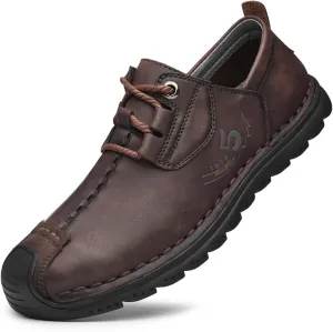 Men's Leather Casual Shoes Fashion Sneakers Driving Loafers Walking Shoes for Men