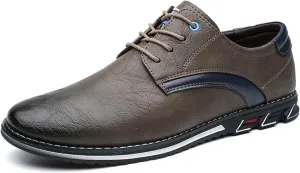 Men's Oxford Casual Dress Shoes Classic Tuxedo Lace-up Lightweight Formal Loafers