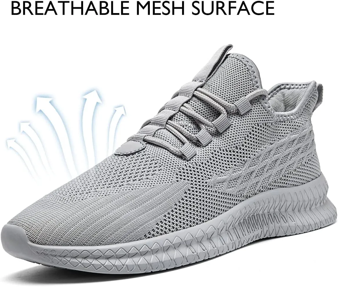 Mens Running Tennis Casual Walking Shoes Fashion Athletic Gym Sports Sneakers for Men Breathable Lightweight Comfortable Shoes