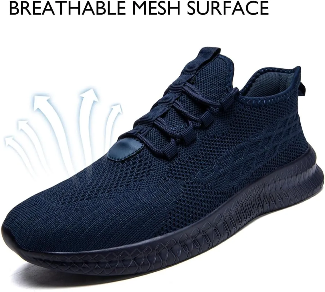 Mens Running Tennis Casual Walking Shoes Fashion Athletic Gym Sports Sneakers for Men Breathable Lightweight Comfortable Shoes