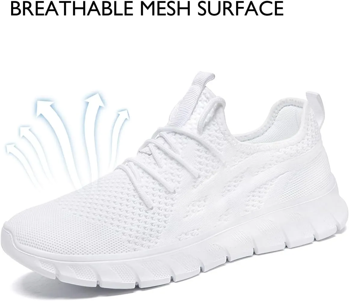 Mens Running Tennis Casual Walking Shoes Fashion Athletic Gym Sports Sneakers for Men Breathable Lightweight Comfortable Shoes