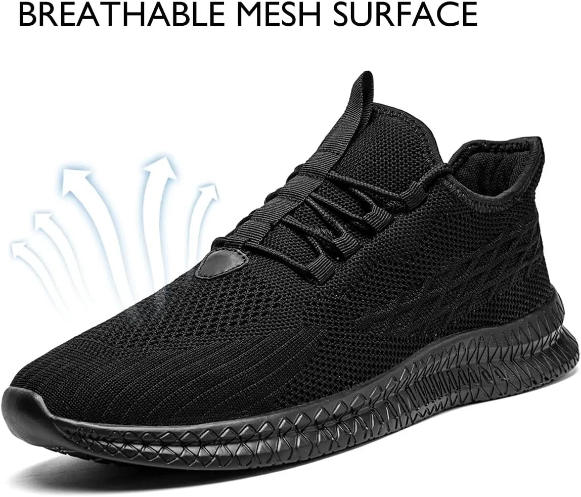 Mens Running Tennis Casual Walking Shoes Fashion Athletic Gym Sports Sneakers for Men Breathable Lightweight Comfortable Shoes