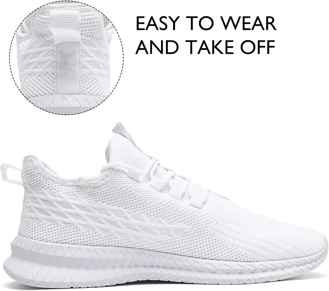 Mens Running Tennis Casual Walking Shoes Fashion Athletic Gym Sports Sneakers for Men Breathable Lightweight Comfortable Shoes
