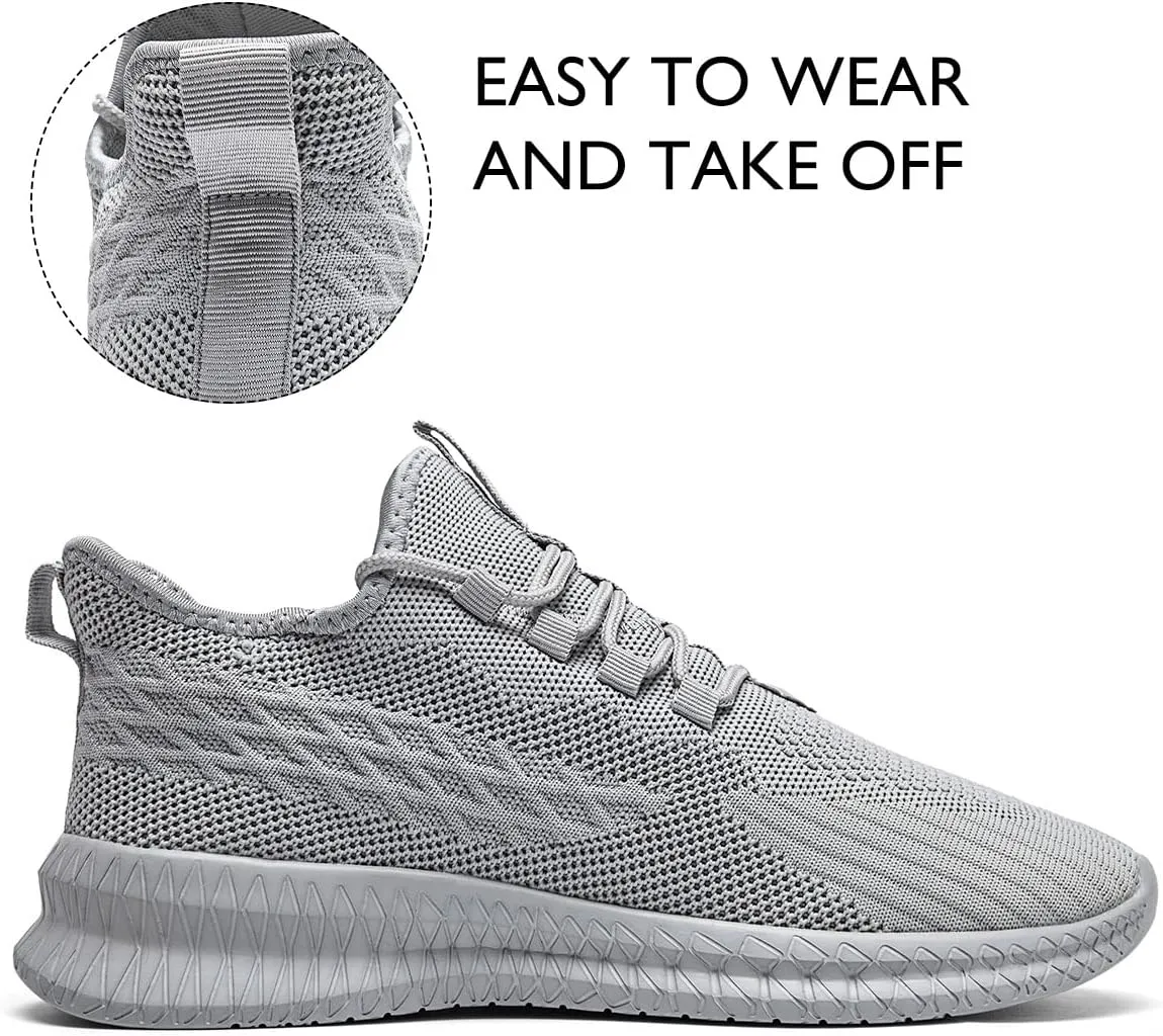 Mens Running Tennis Casual Walking Shoes Fashion Athletic Gym Sports Sneakers for Men Breathable Lightweight Comfortable Shoes