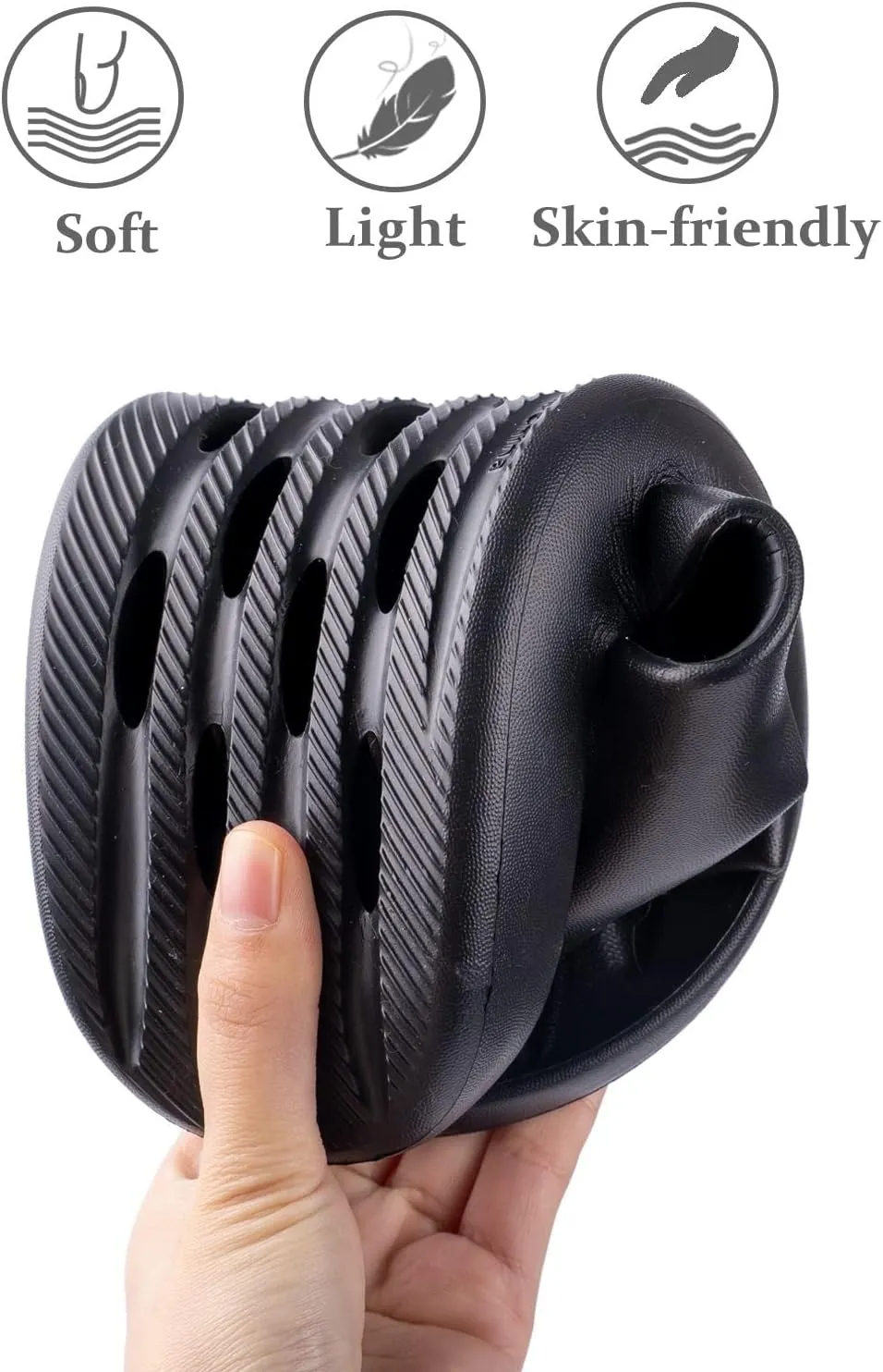 Mens Shower Shoes With Holes Dry Quickly Bath Slippers Womens Non Slip Indoor Home Bedroom Pool Spa Guest College Dorm