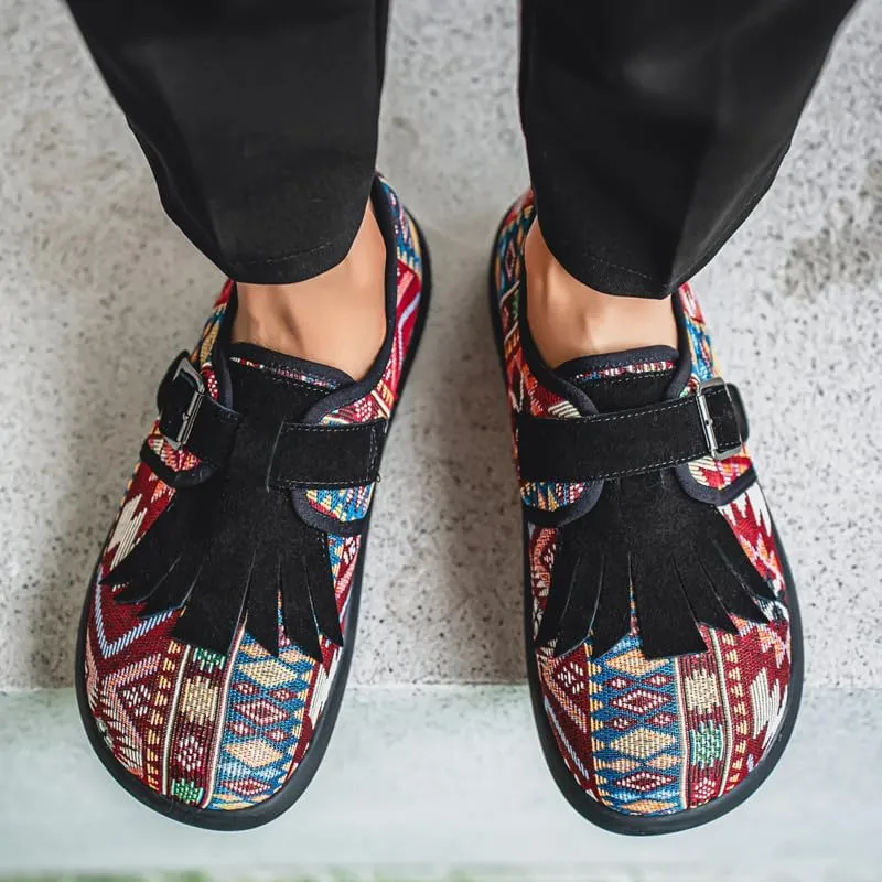 Men's Slip-On Casual Shoes - Breathable Fabric Upper, Comfortable Sneakers for Outdoor Streetwear,