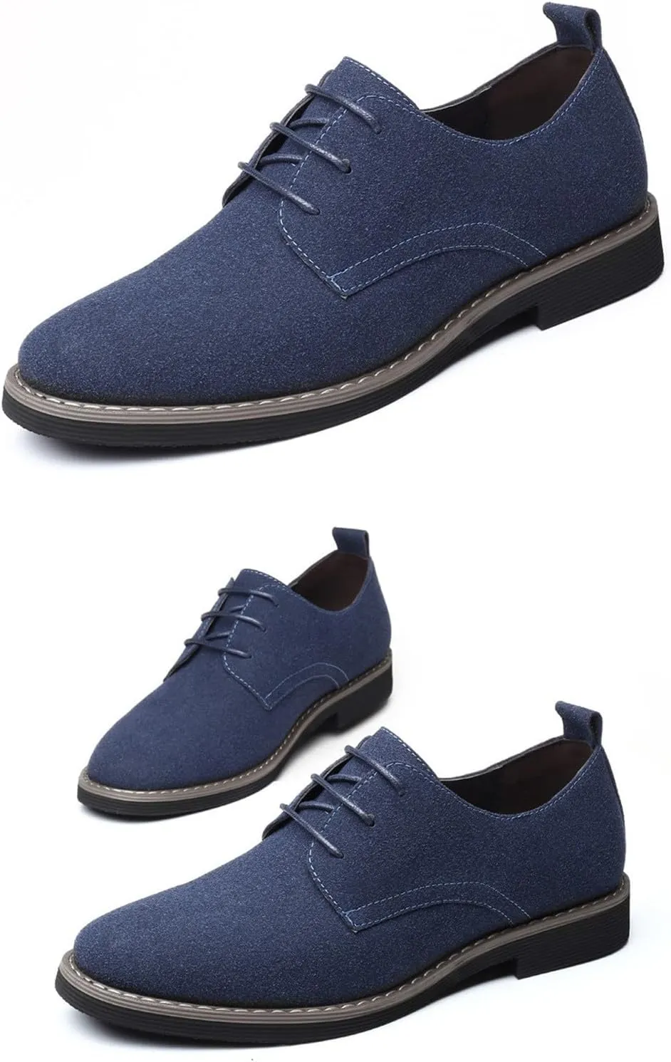 Men's Slip-On Loafer Shoes Fashion Office Dress Shoe Lace up Soft Lightweight Workout Hiking Footwear Orthopedic Flats