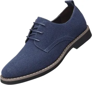 Men's Slip-On Loafer Shoes Fashion Office Dress Shoe Lace up Soft Lightweight Workout Hiking Footwear Orthopedic Flats