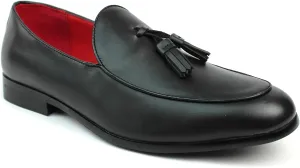 Men's Slip On Real Leather Loafer Tassel Dress Shoes