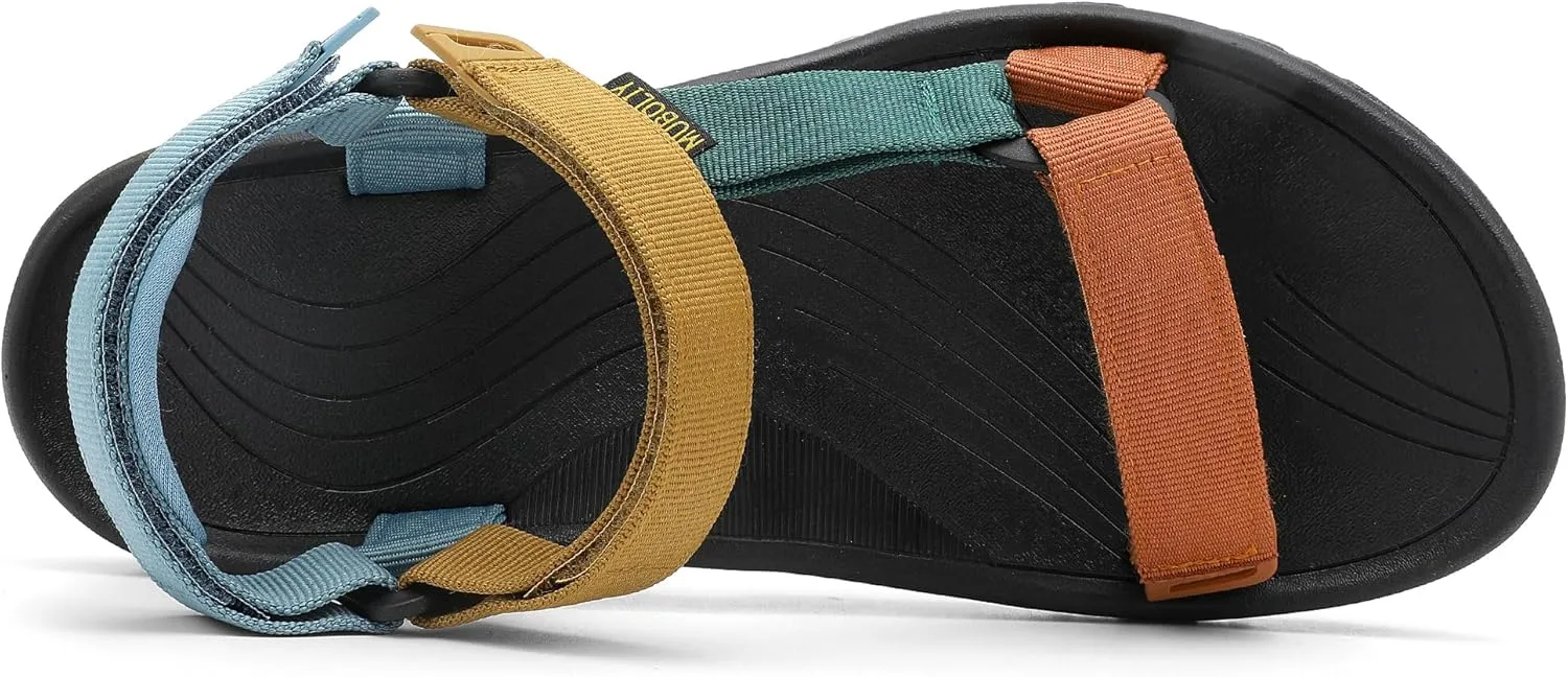 Men's Sport Hiking Sandals EVA Foam Midsole Outdoor With Arch Support Beach Water Shoes