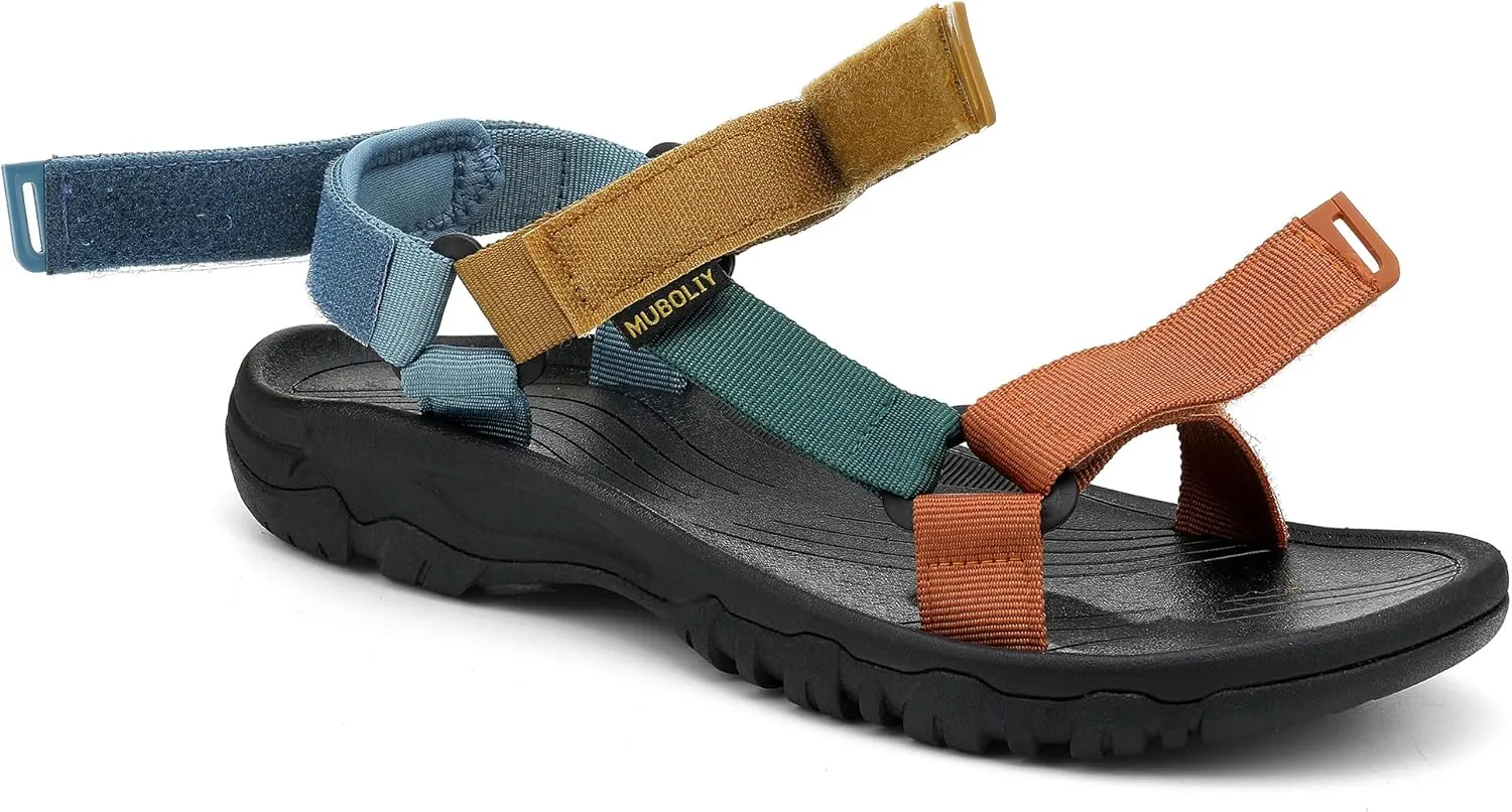 Men's Sport Hiking Sandals EVA Foam Midsole Outdoor With Arch Support Beach Water Shoes