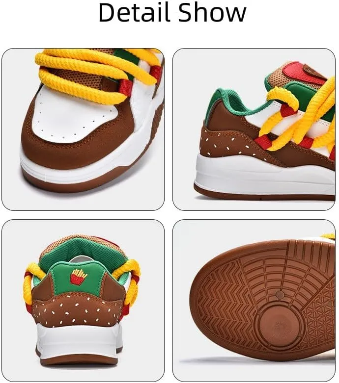 Men's Stylish Casual Sneakers with Rope Laces - Perfect for Outdoor Walking & Training