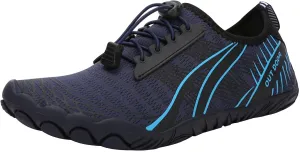 Mens Water Shoes Wide Toe Box Breathable Non Slip Athletic Water Shoes Hiking Womens Water Shoes Wide Width Jogging Quick Dry Pool Sports Sneaker for Pool Beach Surf Water Park Yoga