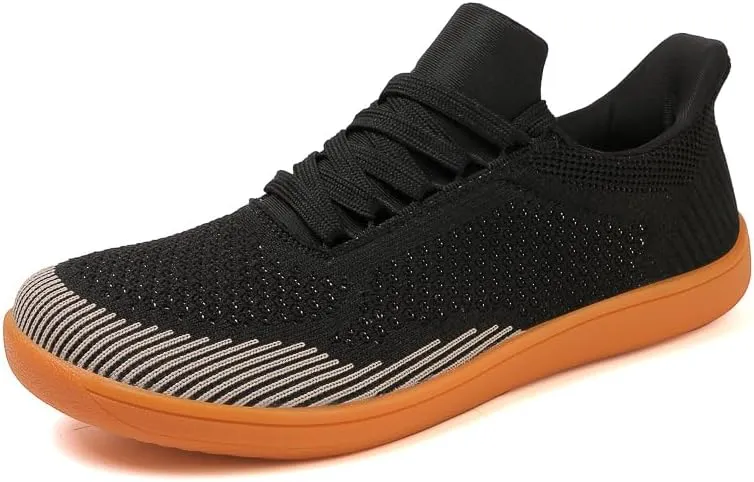 Men's Wide Toe Casual Mesh Sneakers, Barefoot Minimalist Flats, Plus Big Size, Breathable