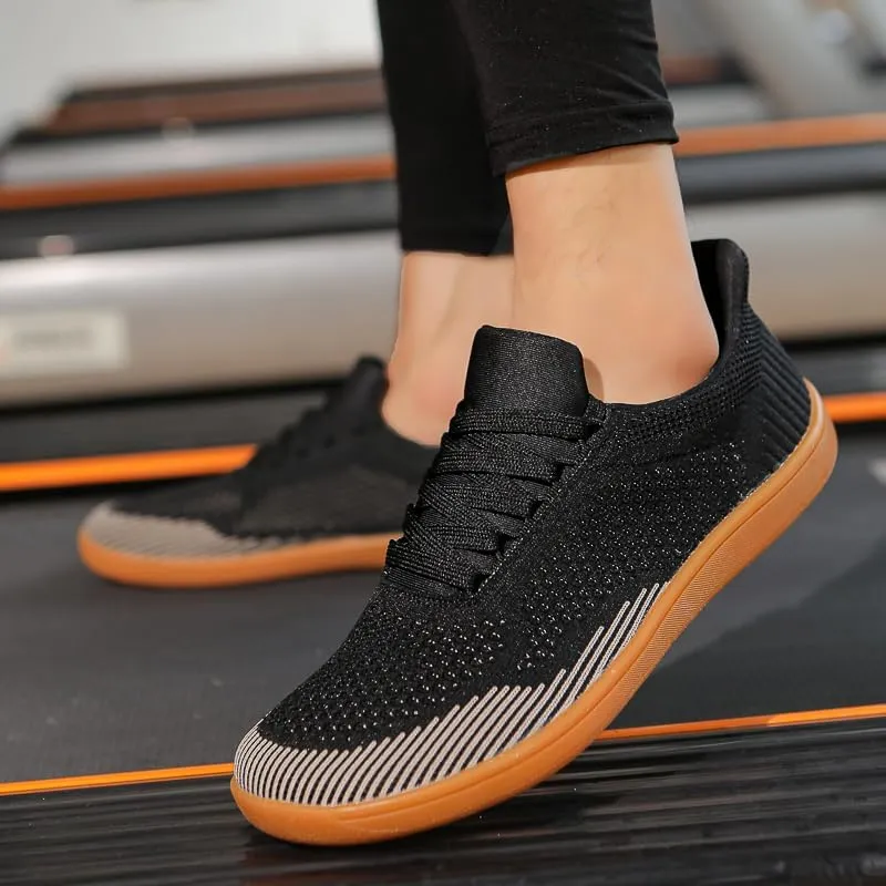 Men's Wide Toe Casual Mesh Sneakers, Barefoot Minimalist Flats, Plus Big Size, Breathable