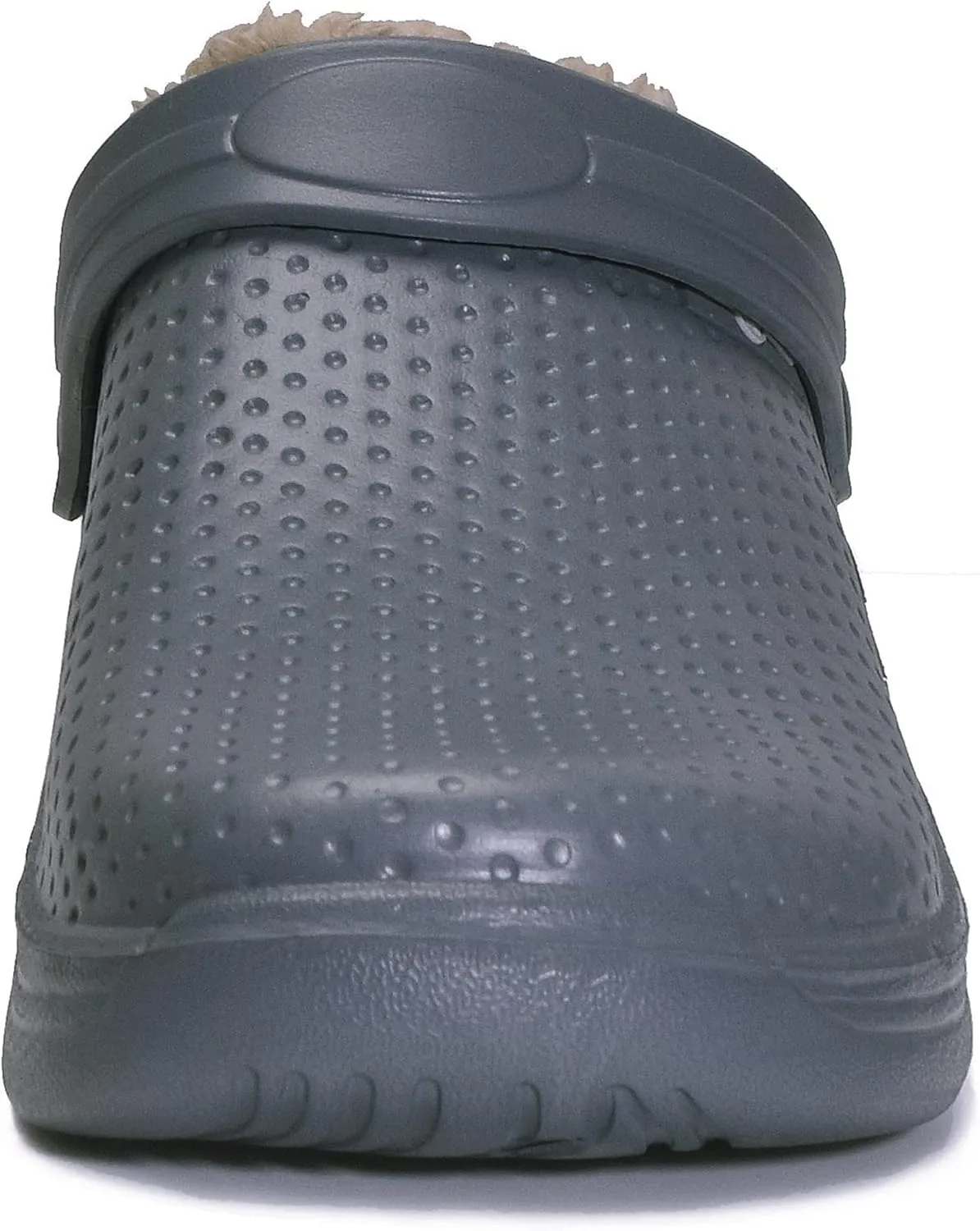 Men's Women's Lined Clogs Winter Waterproof Slippers Slip On Garden Shoes Non-Slip Home House Slipper Indoor Outdoor Mules with Soft Fleece Lining