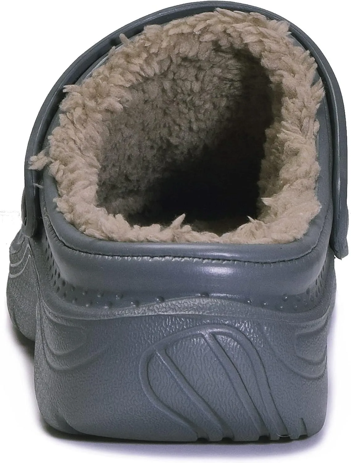 Men's Women's Lined Clogs Winter Waterproof Slippers Slip On Garden Shoes Non-Slip Home House Slipper Indoor Outdoor Mules with Soft Fleece Lining