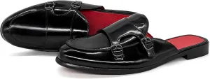 MHB Men's Mule Stylish Backless Slip-On Loafer Casual Dress Sandal Shoes Fashionable Slipper for Men Plus Size 7-13