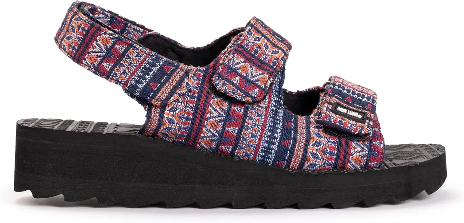 MUK LUKS Women's Wave Curl Sandals