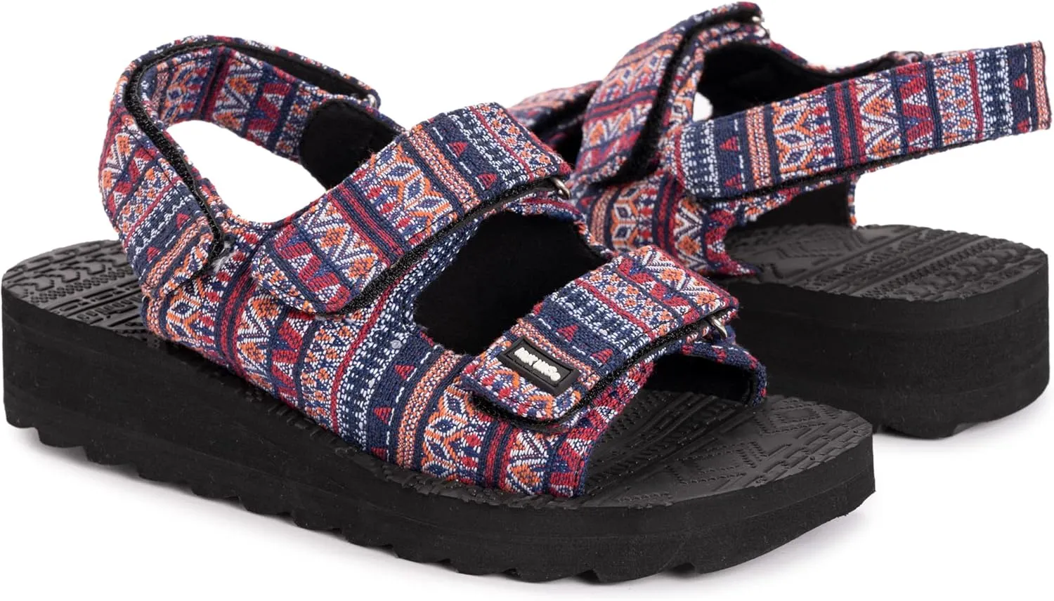 MUK LUKS Women's Wave Curl Sandals